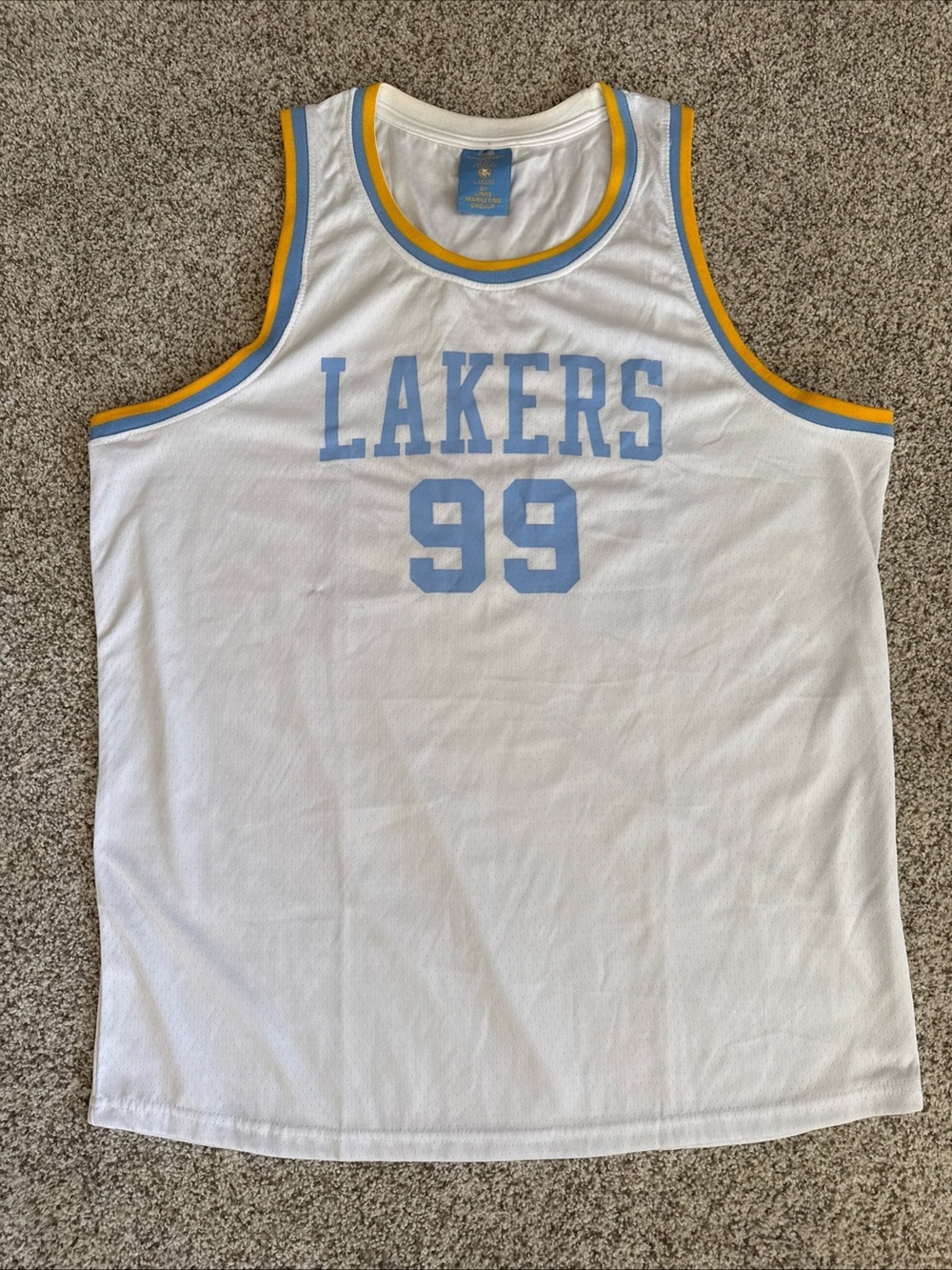 Los Angeles Minneapolis Lakers George Mikan SGA Jersey #99 Retirement Night XL